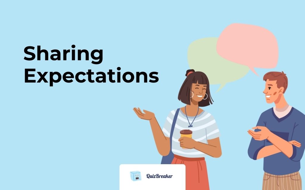 sharing expectations