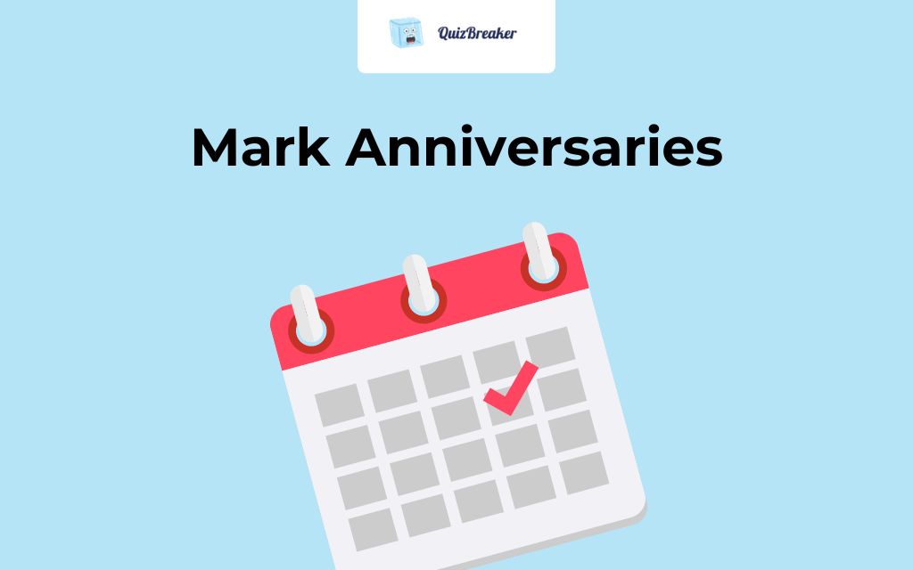 Mark Anniversaries