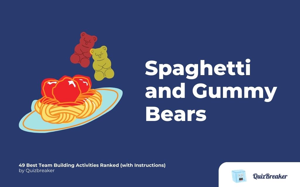 spaghetti and gummy bears