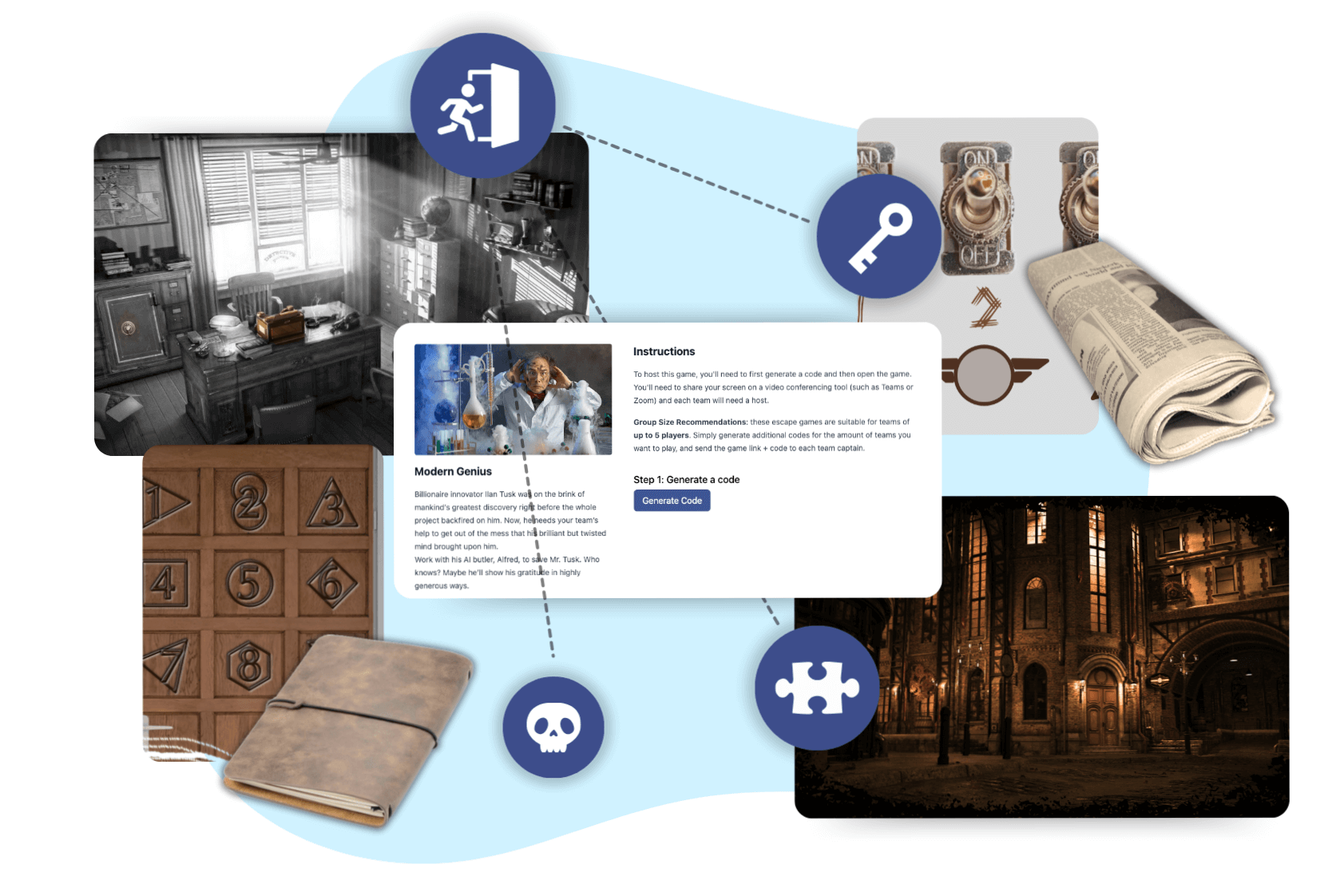 virtual escape rooms